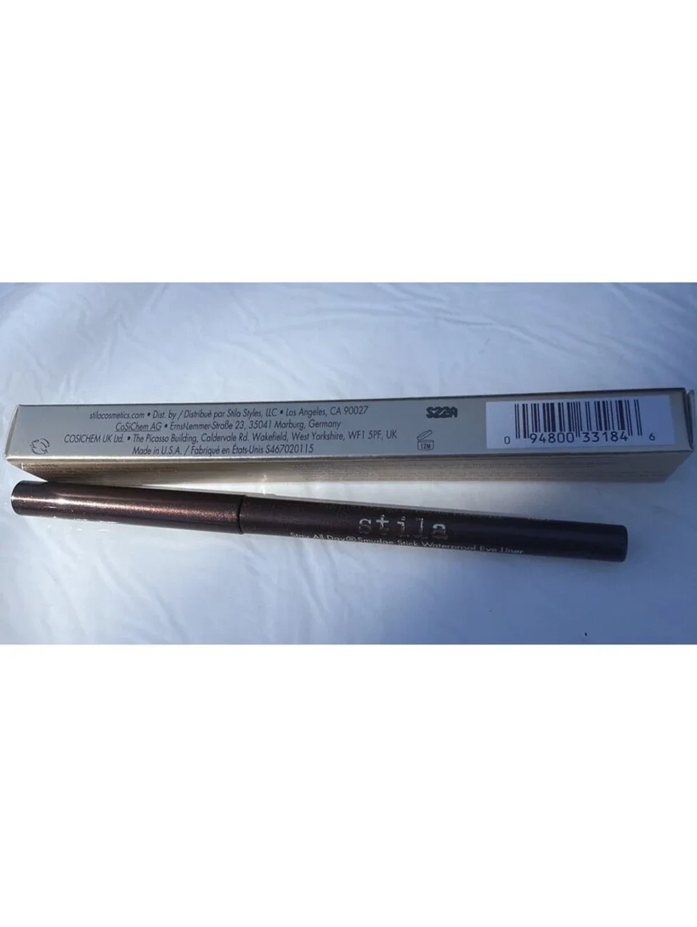 Stila Stay All Day Waterproof Smudge Stick EyeLiner .01 oz Lionfish Brown NIB